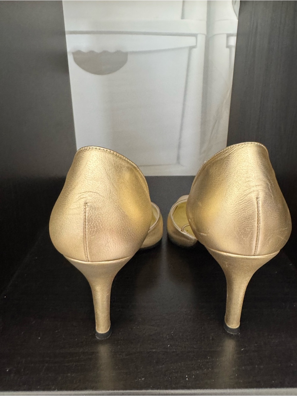 Stuart Weitzman Metallic Gold Women's Heels